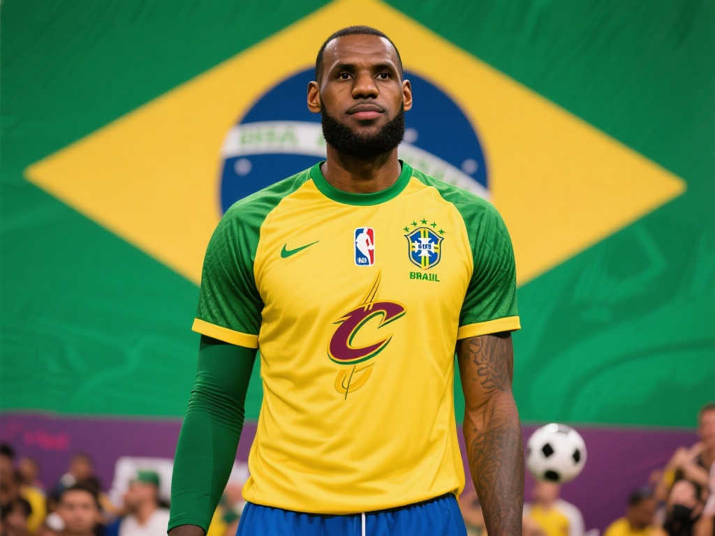 NBA球星身披世界杯纪念战袍，弘扬竞技精神